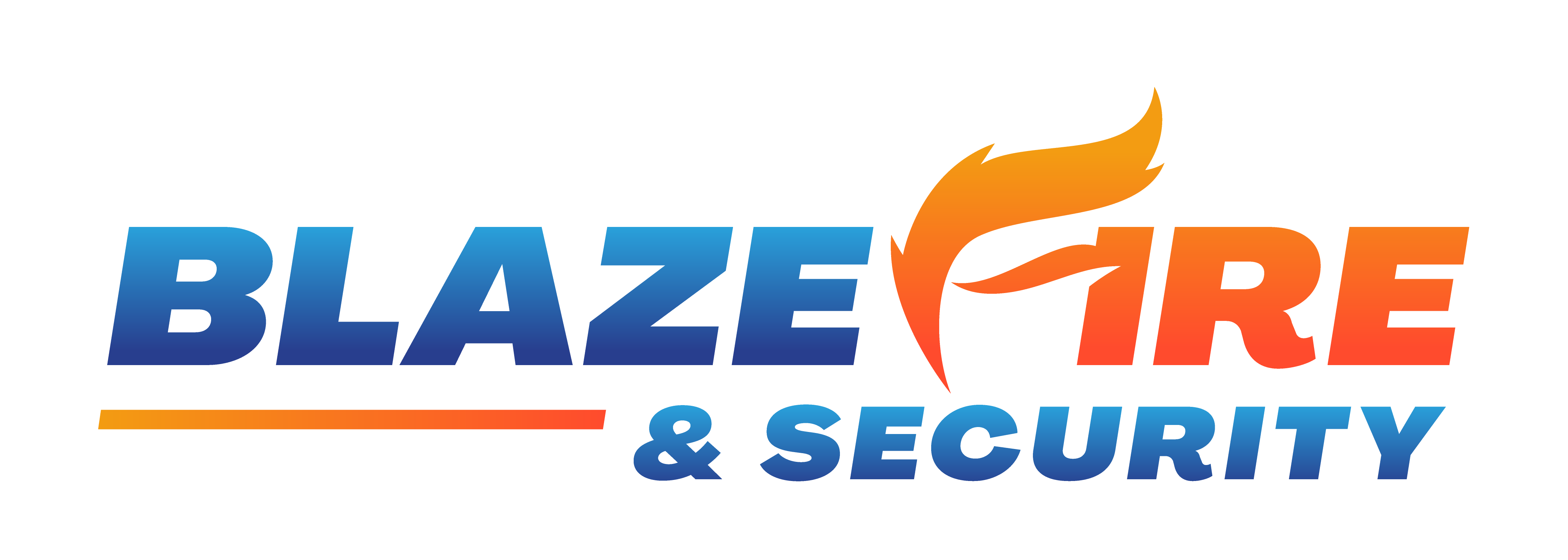 Blaze Fire & Security Logo